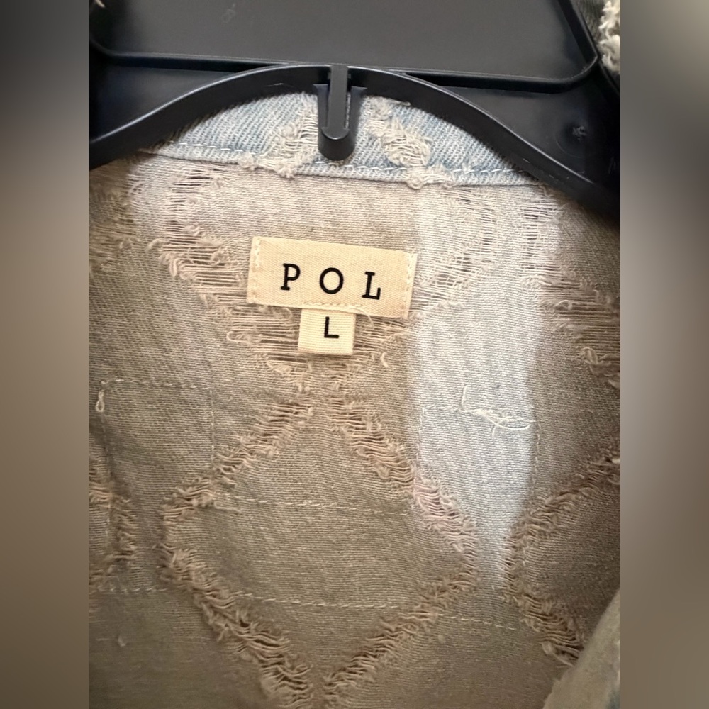 POL Floral Patchwork Jean Jacket - image 2